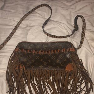 Louis Vuitton fringe crossbody